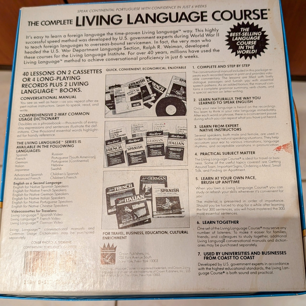 Living Language Portuguese Course - Picture 3 of 3